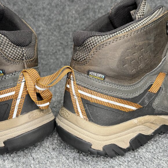 Keen Targhee III Hiking Boots Men\'s Size 15 Brown Leather Waterproof Soft Toe